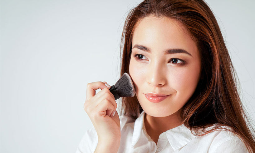 How to use a kabuki brush for liquid foundation image