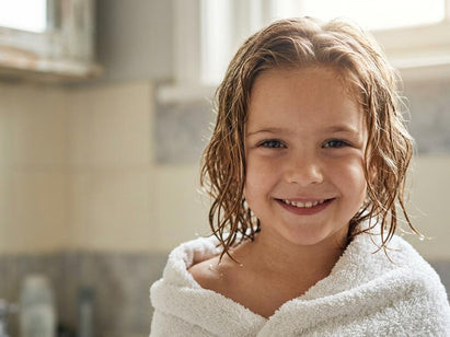 Natural botanical ingredients for best shampoo for eczema child with sensitive skin - organic beauty editorial image