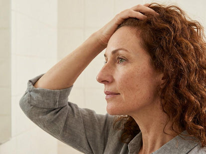 Natural botanical ingredients for How to Choose Shampoo for a dry menopausal Scalp - organic beauty editorial image
