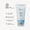 A white tube of Green People Purifying Face Mask standing next to key ingredient benefits like charcoal, clay, and eucalyptus.