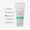 Tubo blanco de acondicionador reparador intenso Green People de pie junto a iconos que destacan los principales beneficios para el cabello.