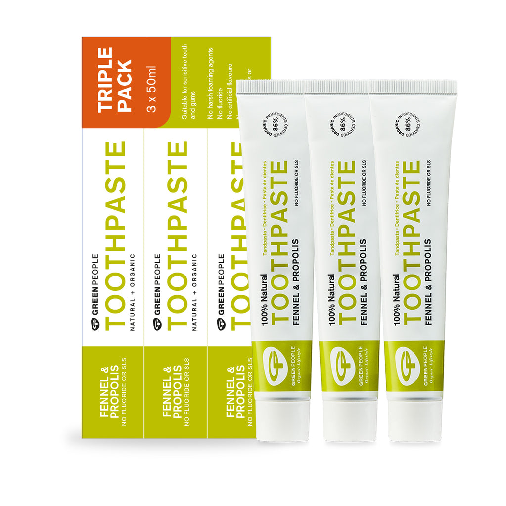 Fennel & Propolis Toothpaste Multipack 3 x 50ml