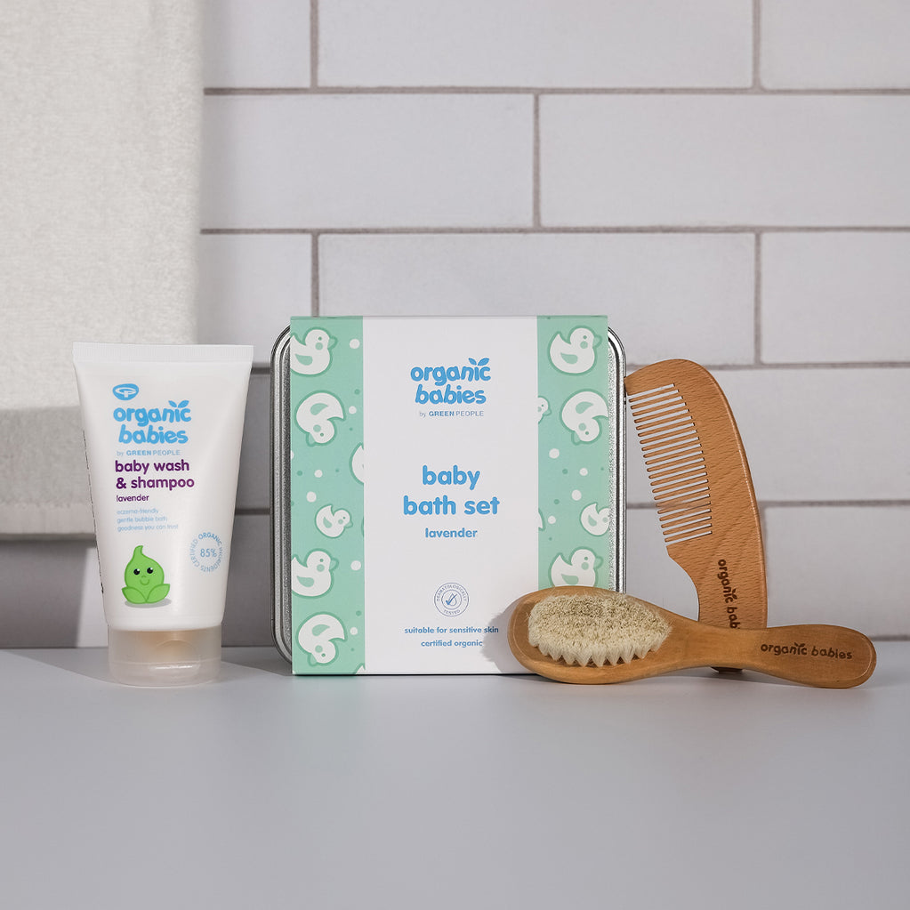 Organic Babies Baby Bath Set Natural Organic Baby Bath Gift