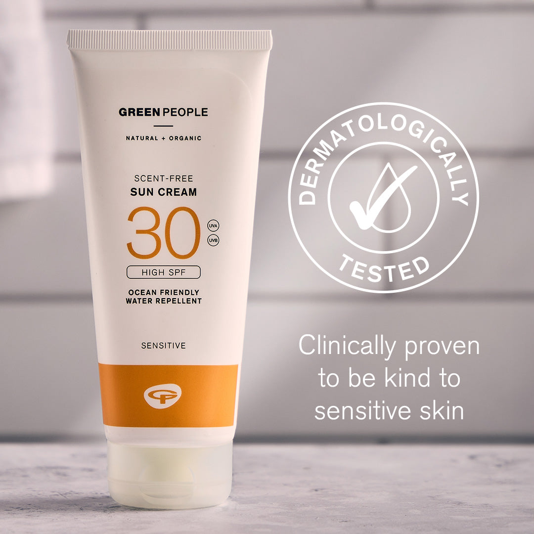 Scent Free Sun Cream SPF30 100ml | Travel Size for Sensitive Skin