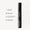Eine elegante schwarze Tube der Green People Volumising Mascara neben Produktsymbolen für Definition und Volumen.