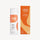 Flasche Oy Clear Skin Cleansing Moisturiser neben ihrer orangefarbenen und beigefarbenen Verpackung. image