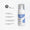 Oy Clear Skin Schäumende Gesichtsreinigung in weißem Pumpspender neben Icons mit Schlüsselvorteilen und Details zur Bio-Zertifizierung.